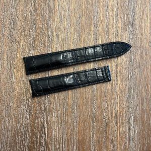 18mm Baume & Mercier alligator leather watch strap